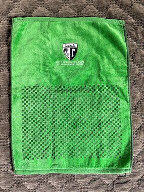 Sandals St Lucia Golf & Country Club Green Golf Towel USA Made New